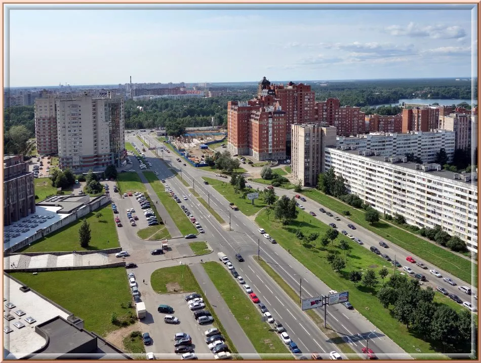 Строительство дороги в Калининском районе
