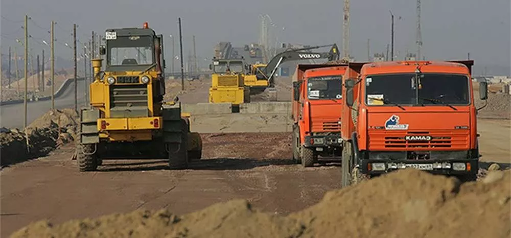 Строительство дороги в Санкт- Петербурге
